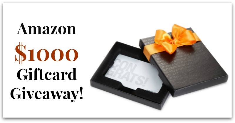 February Giveaway: Amazon $1000 Gift Card