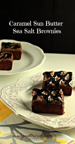 Caramel Sun Butter Sea Salt Brownies